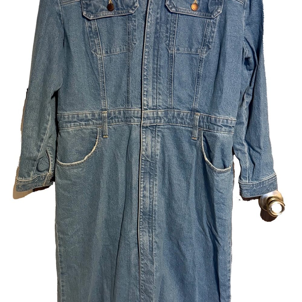 Universal Thread Light Blue Denim Shirt Dress